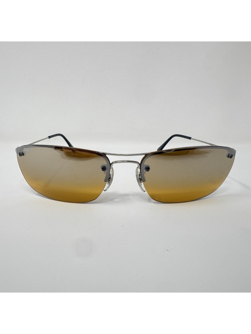Vintage Ray-Ban RB3156 Top Square Sunglasses 003/7F Brown Gradient 60-15 NWOT